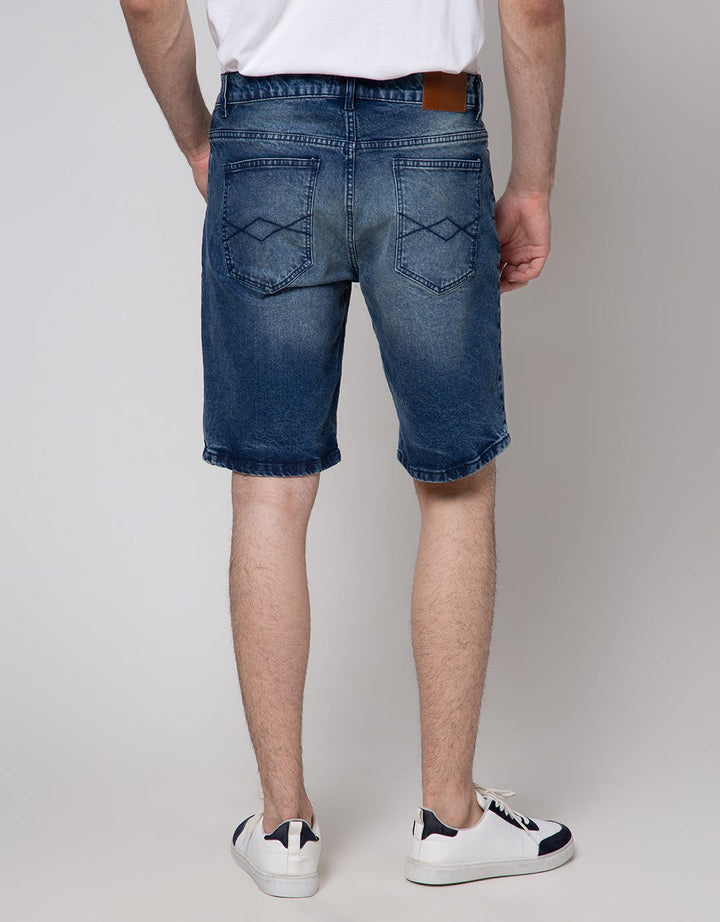 Nevada Denim Short Pants Slim Fit Recylce