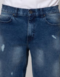 Nevada Denim Short Pants Slim Fit Recylce