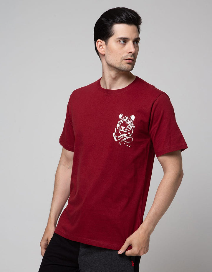 T Zone Short Sleeve T-Shirt Print Penguin