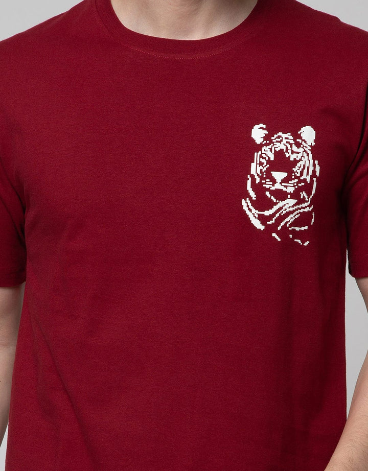 T Zone Short Sleeve T-Shirt Print Penguin