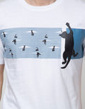 T Zone Theme Animal Cat Kaos Pria