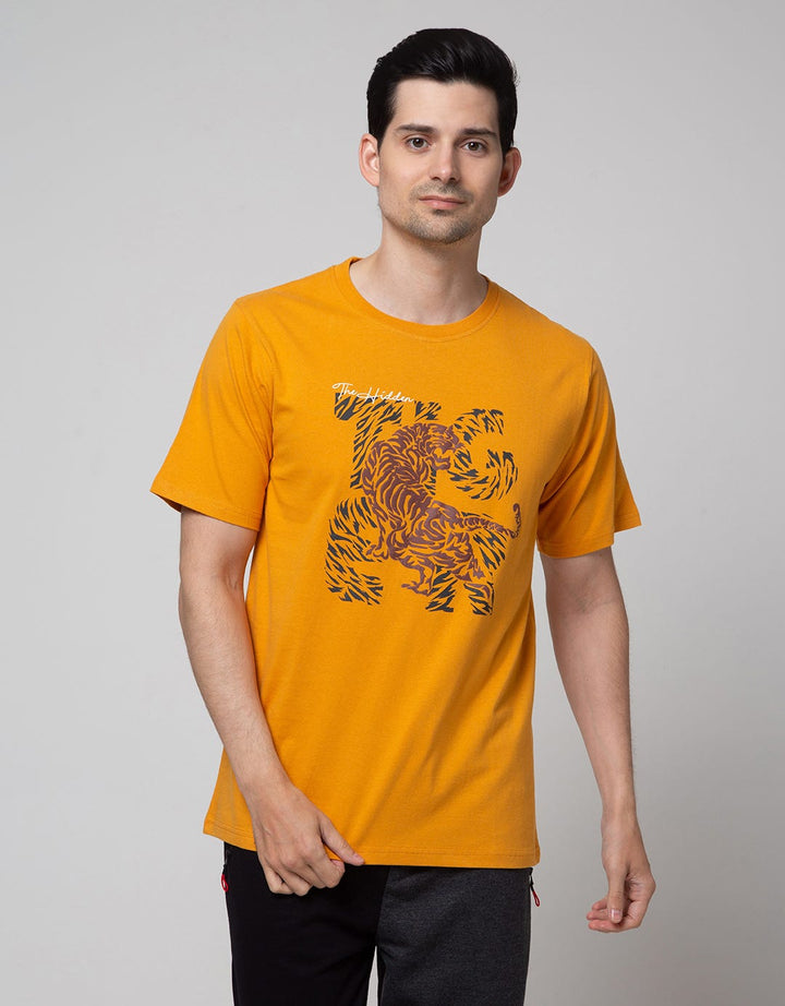 T Zone Theme Tiger 4 Kaos Pria