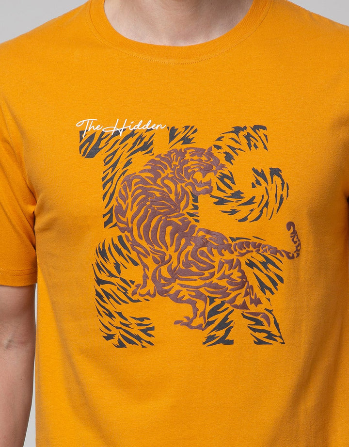 T Zone Theme Tiger 4 Kaos Pria