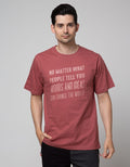 T Zone Short Sleeve T-Shirt Print No Matter What