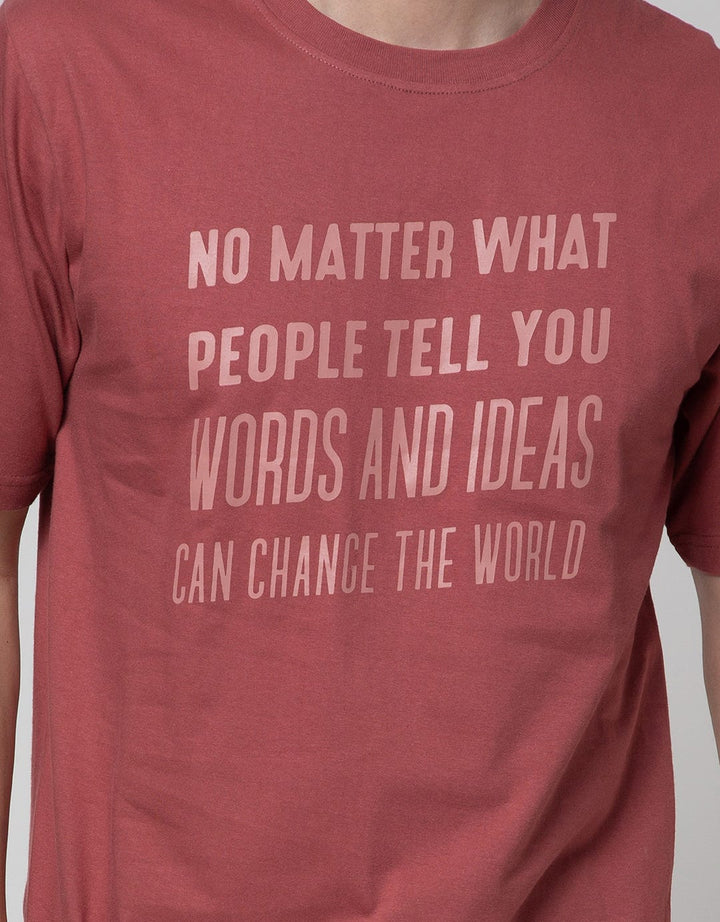 T Zone Short Sleeve T-Shirt Print No Matter What