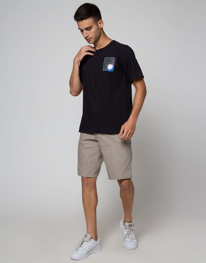 T Zone Short Sleeve T-Shirt Print Theme Space - New World Distance