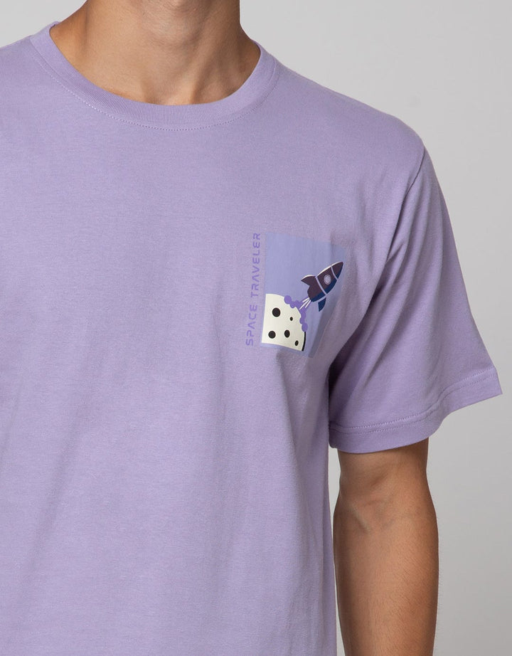 T Zone Short Sleeve T-Shirt Print Theme Space - Traveller