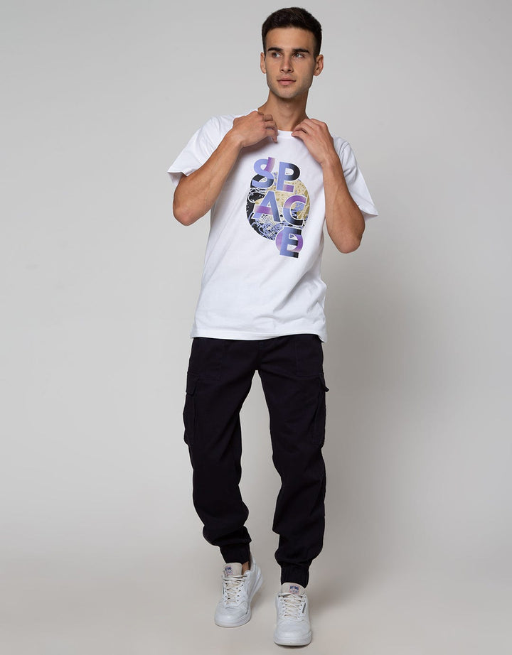 T Zone Short Sleeve T-Shirt Space