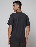 T Zone Short Sleeve T-Shirt Print Theme Twisted Letter - Enjoy Your Life