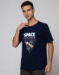 T Zone Short Sleeve T-Shirt Print Theme Space Techno - Space Explorer