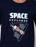 T Zone Short Sleeve T-Shirt Print Theme Space Techno - Space Explorer