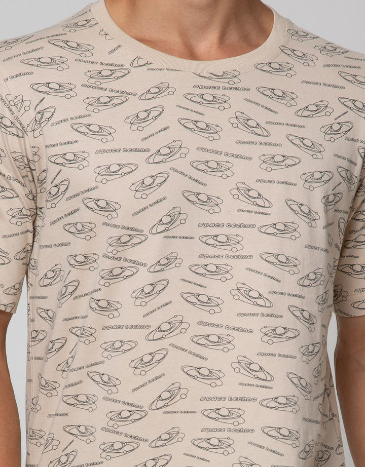 T Zone Space Techno Kaos Pria