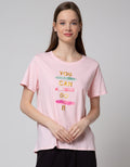 Details Short Sleeve T-Shirt Reguler Tee Print With You Can Do It