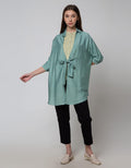 Women's Bow Front Blazer Details