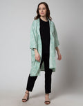 Details Blazer With Light Fabric And All Over