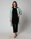 Details Blazer With Light Fabric And All Over