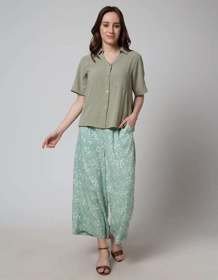 Details Cullote Style Women's Long Pants