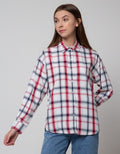 Nevada Long Sleeve Shirt Check Rayon
