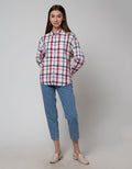 Nevada Long Sleeve Shirt Check Rayon
