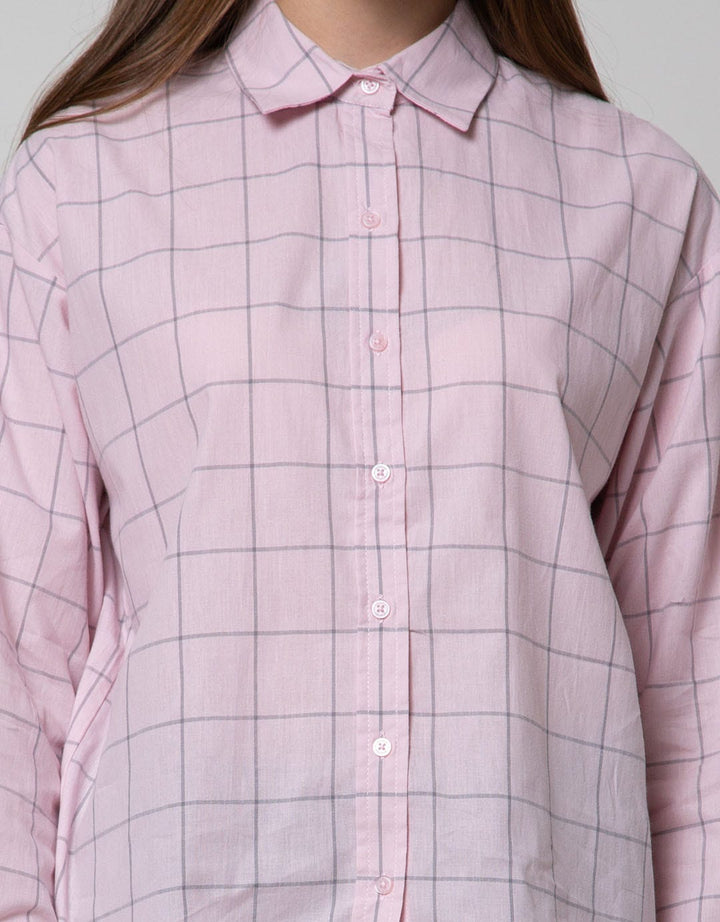 Nevada Long Sleeve Shirt Top Check Reguler