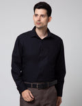 Cole Long Sleeve Shirt Regular Fit Solid Point Collar