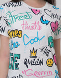 Nevada Short Sleeve T-Shirt Print Grafitty