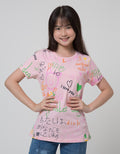 Nevada Grafitty Kanji Kaos Anak Perempuan