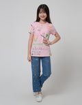 Nevada Grafitty Kanji Kaos Anak Perempuan