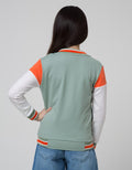Nevada Jacket Varsity Aplikasi Chenille Love Bear