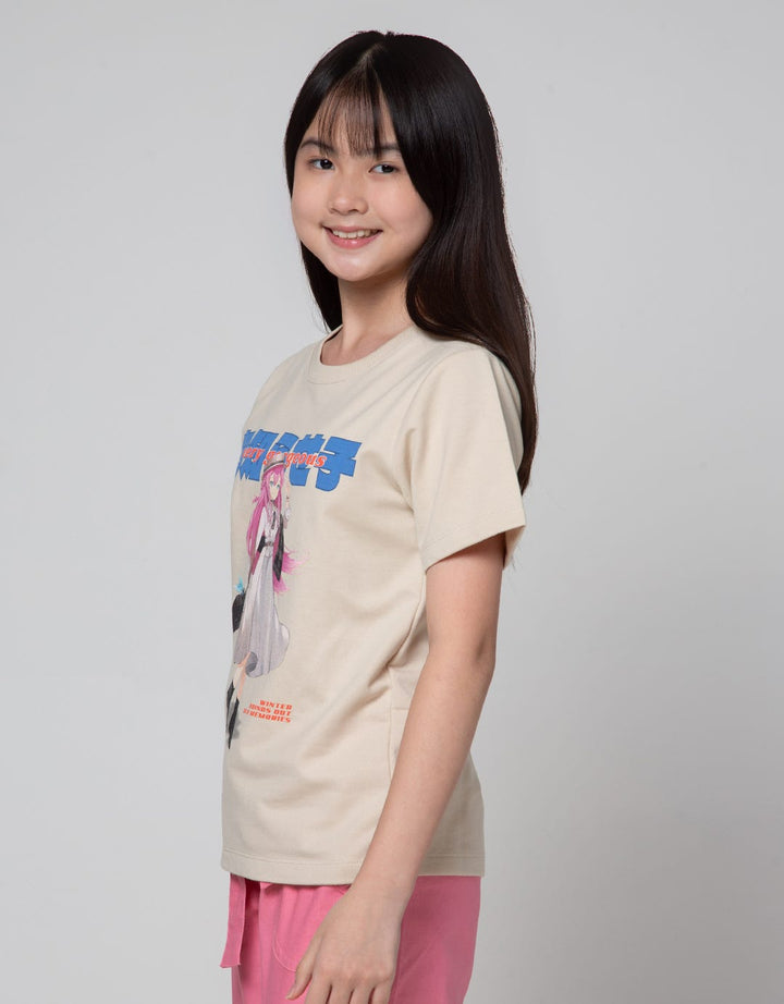 Nevada Short Sleeve T-Shirt Basic Print Anime Girl