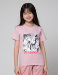 Nevada Short Sleeve T-Shirt Basic Print Anime Girl Faces