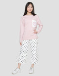 Nevada Glitter Smile Kaos Anak Perempuan