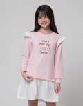 Nevada Ruffle Kombi Dress Anak Perempuan