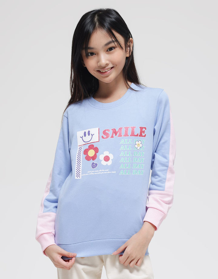 Nevada Smile Al Day Print Sweatshirt