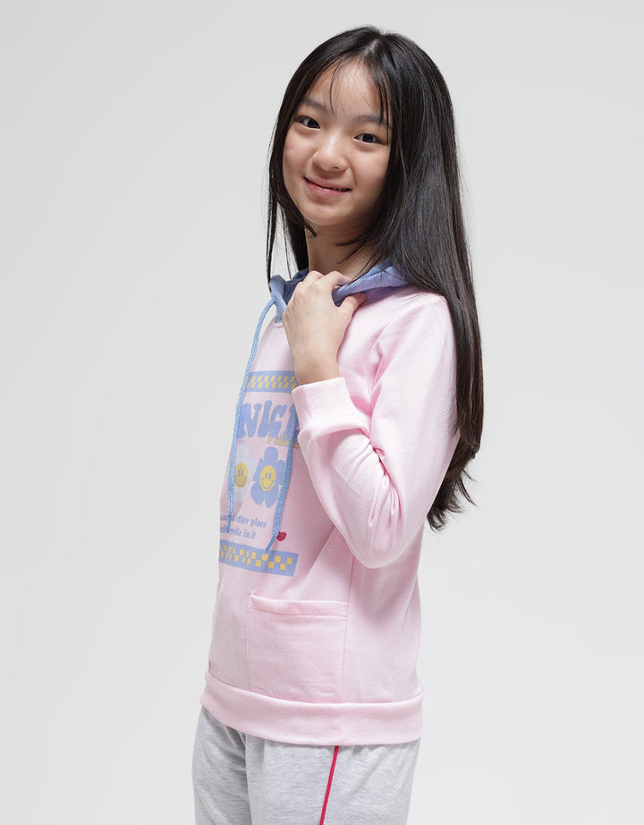 Nevada Sweatshirt Hoodie Please Be Nice Two Side Front Pockets