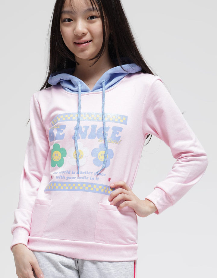 Nevada Sweatshirt Hoodie Please Be Nice Two Side Front Pockets