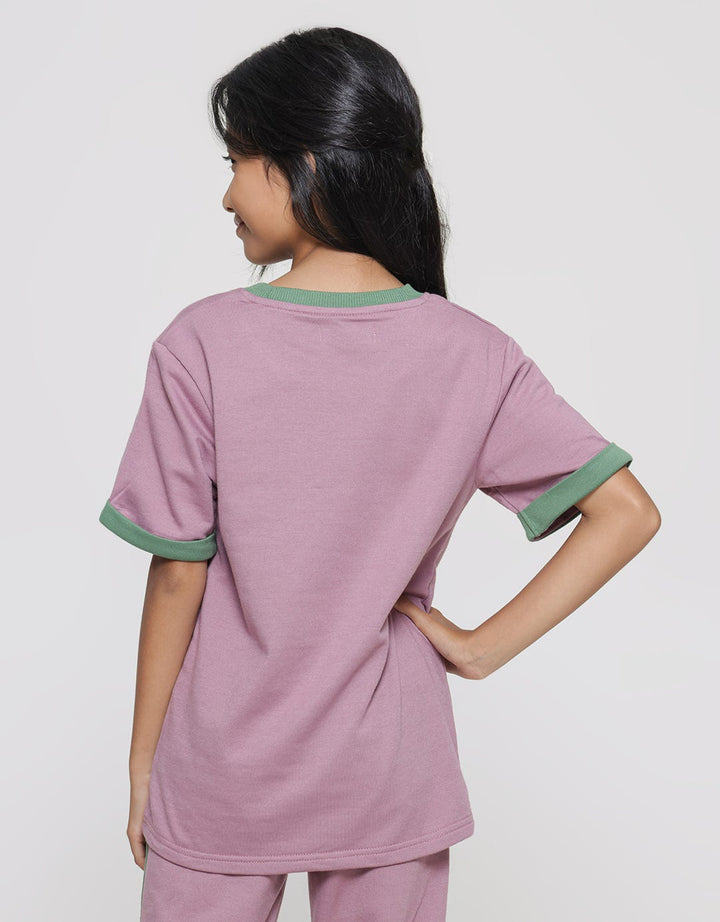 Nevada Basic Baby Terry Be Yourself Girls T-Shirt