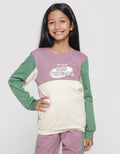 Nevada Big Thing Print Sweater Anak Perempuan