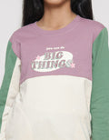 Nevada Big Thing Print Sweater Anak Perempuan