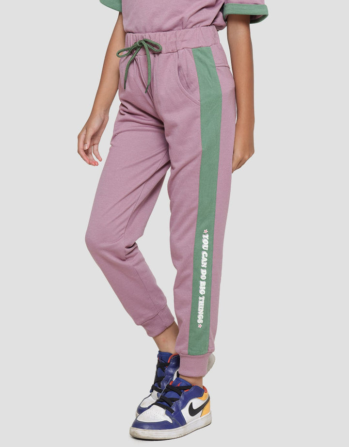Nevada Retro List Girls Jogger Pants