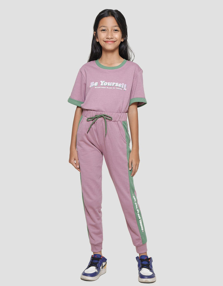 Nevada Retro List Girls Jogger Pants