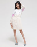 Nevada Long Sleeve Midi Dress Reflective Find Something Positive