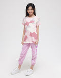 Nevada Side Print Celana Jogger Anak Perempuan