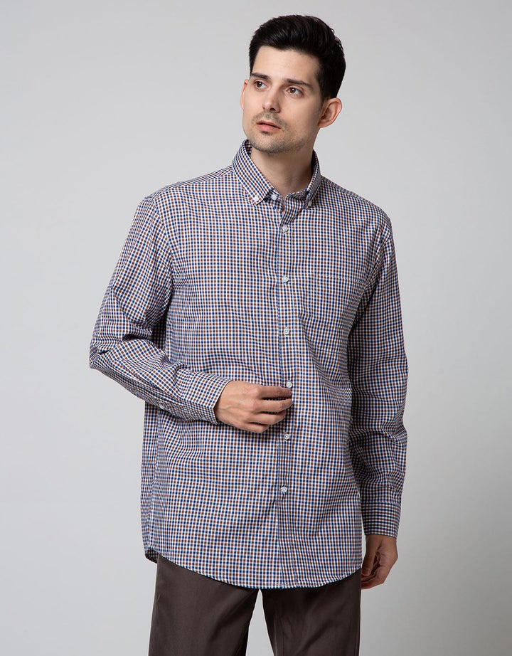 Cole Check Clear Kemeja Pria