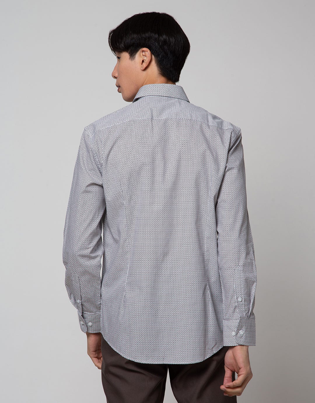 Cole Slim Fited Kemeja Print Pria