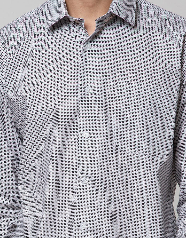 Cole Slim Fited Kemeja Print Pria