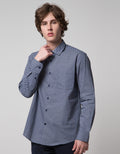 Cole Long Sleeve Shirt Slim Print