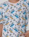 Aero Short Sleeve T-Shirt Print Shark Cary Surfboard