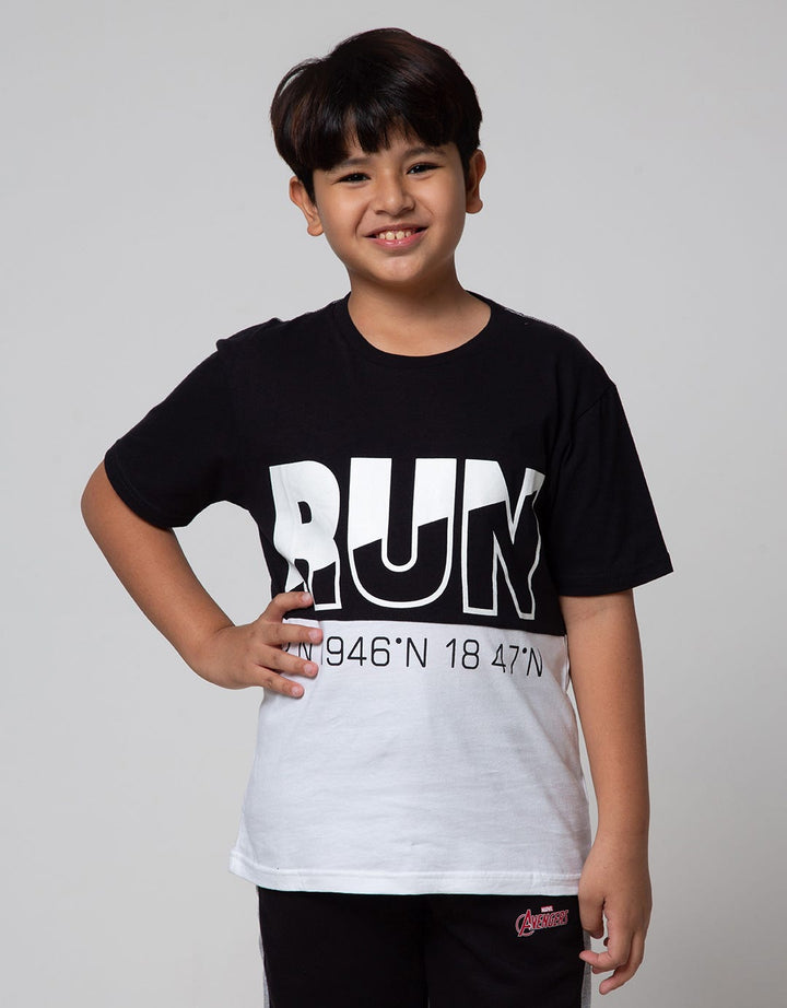 Aero Run Komb Print Boys T-Shirt