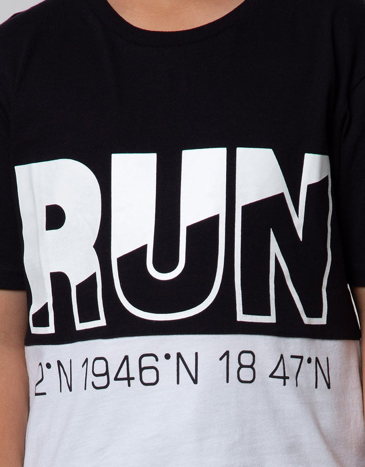 Aero Run Komb Print Boys T-Shirt